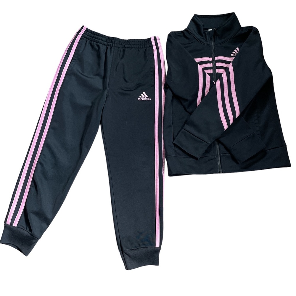 Adidas girls track suit size 5